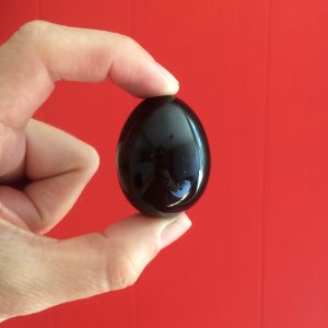 Huevo yoni de Obsidiana